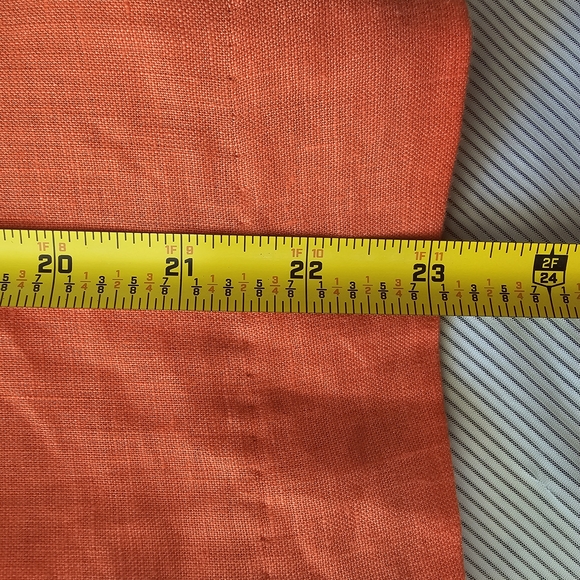 Neiman Marcus Terracotta Linen Blazer - Picture 6 of 7